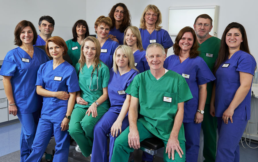 Das Team der Apollonia Kurpfalzklinik Ludwigshafen